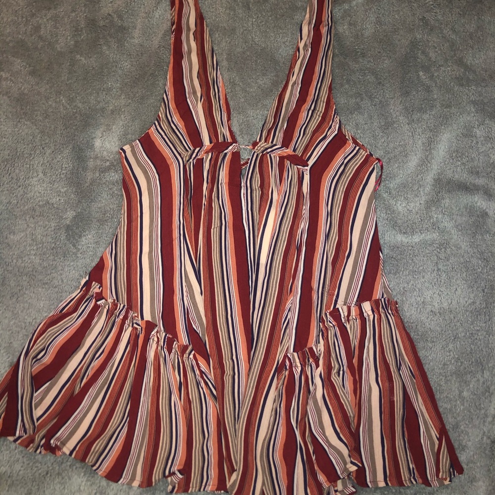 Deep V Mini Dress